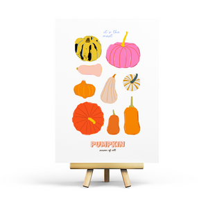 Pumpkin Season - Postcard