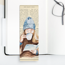 Load image into Gallery viewer, Book &amp; Coffee - Bookmark
